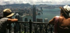 hong kong from the peak